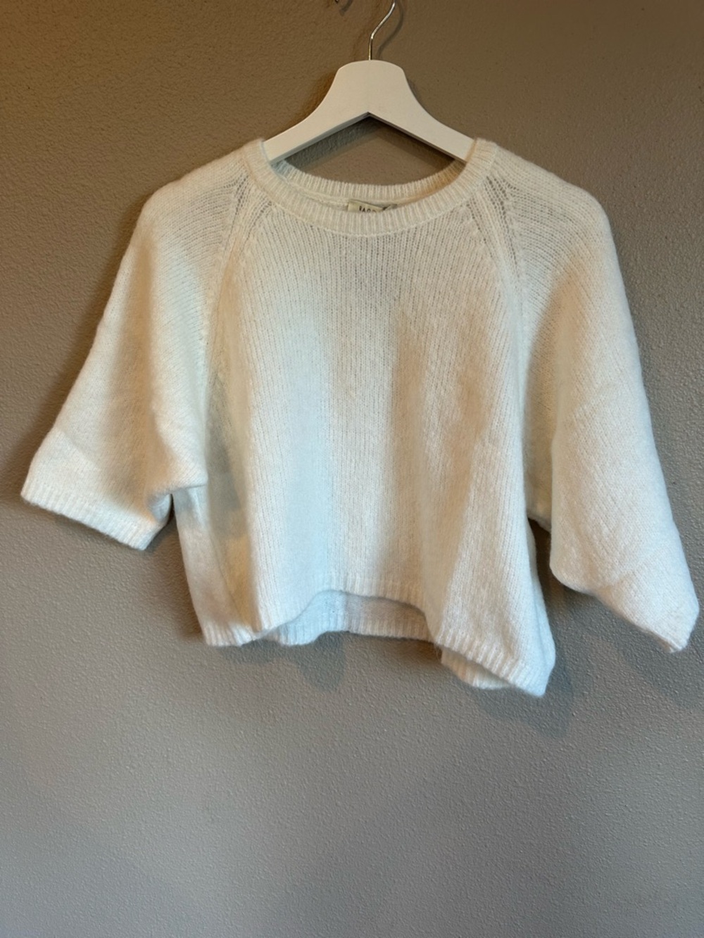 Ragdoll LA wool blend short sleeve sweater
